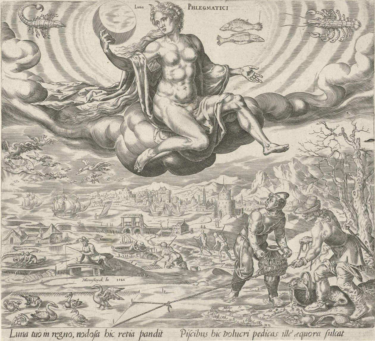 Temperamento fleumático
Flegmática (título sobre o objecto)
Os quatro temperamentos de Harmen Jansz Muller