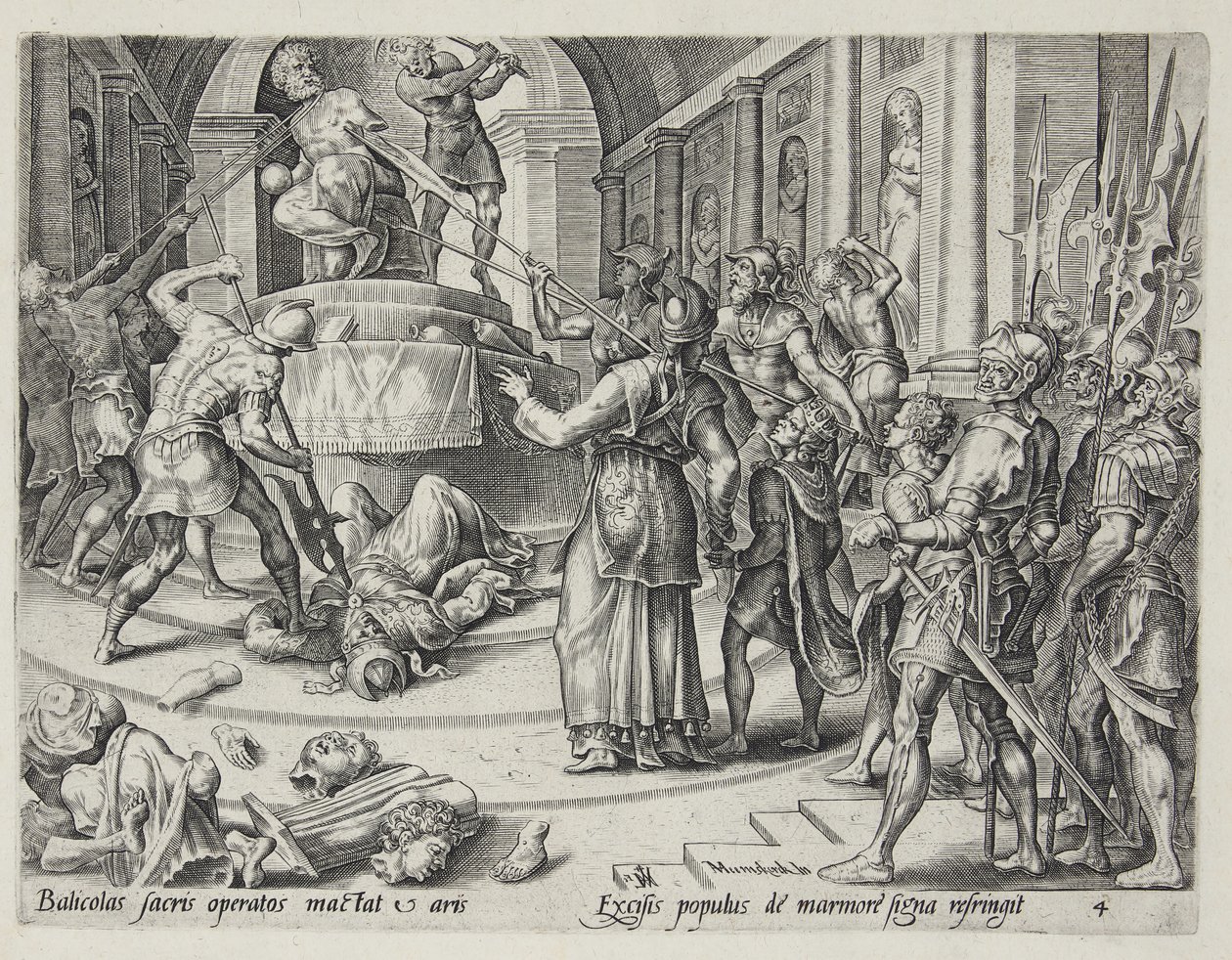 A destruição da casa de Baal de Harmen Jansz. Muller