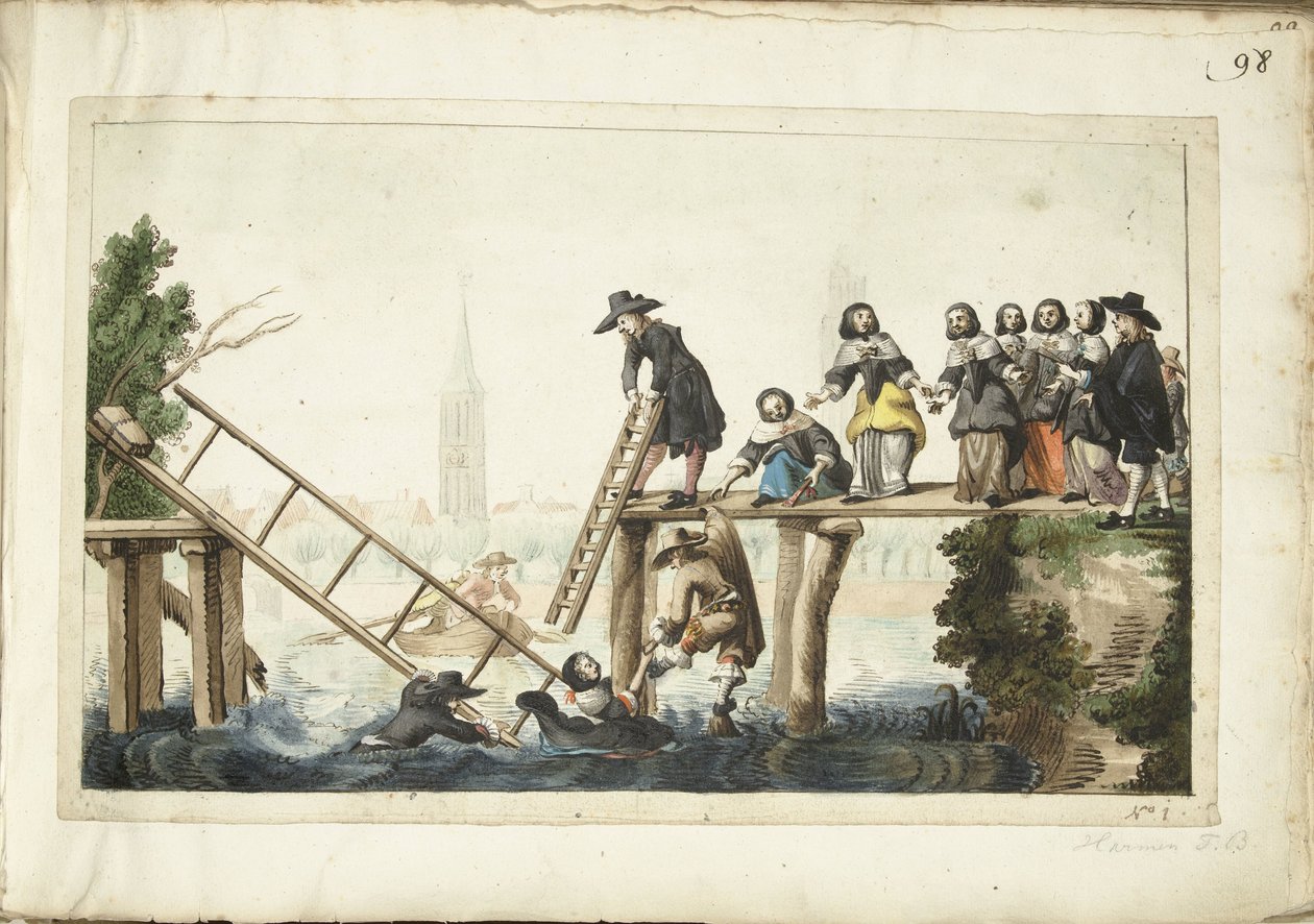 A ponte partida de Harmen ter Borch