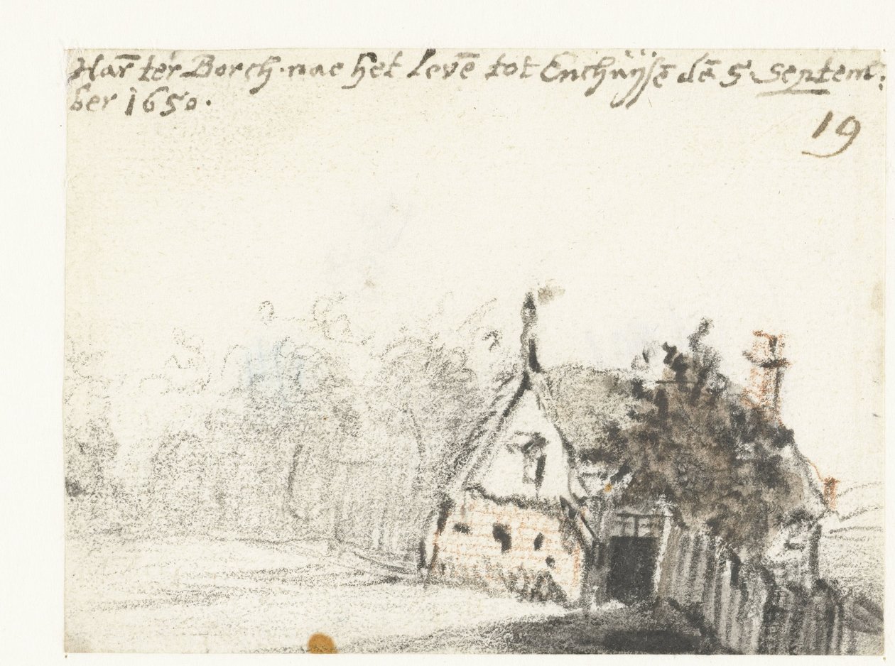 Casa em Enkhuizen de Harmen ter Borch
