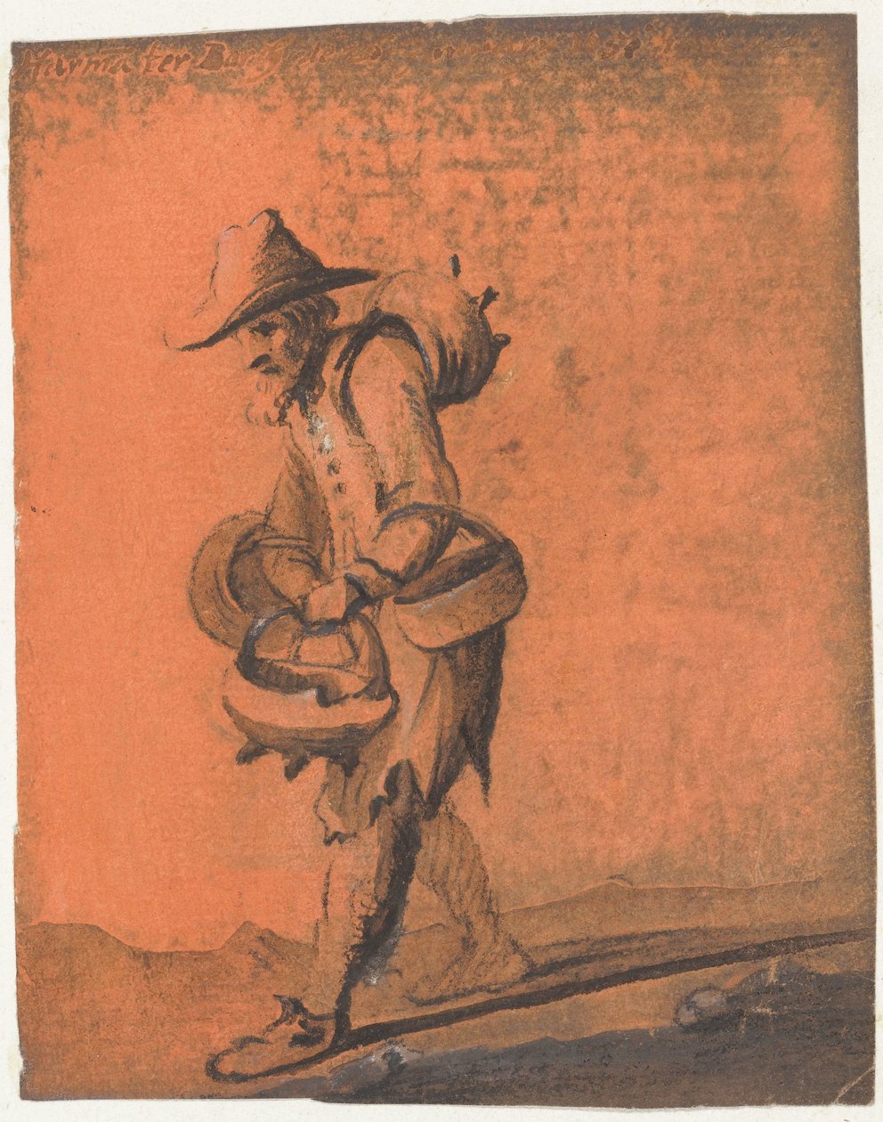 Vendedor ambulante de caldeiras de Harmen ter Borch