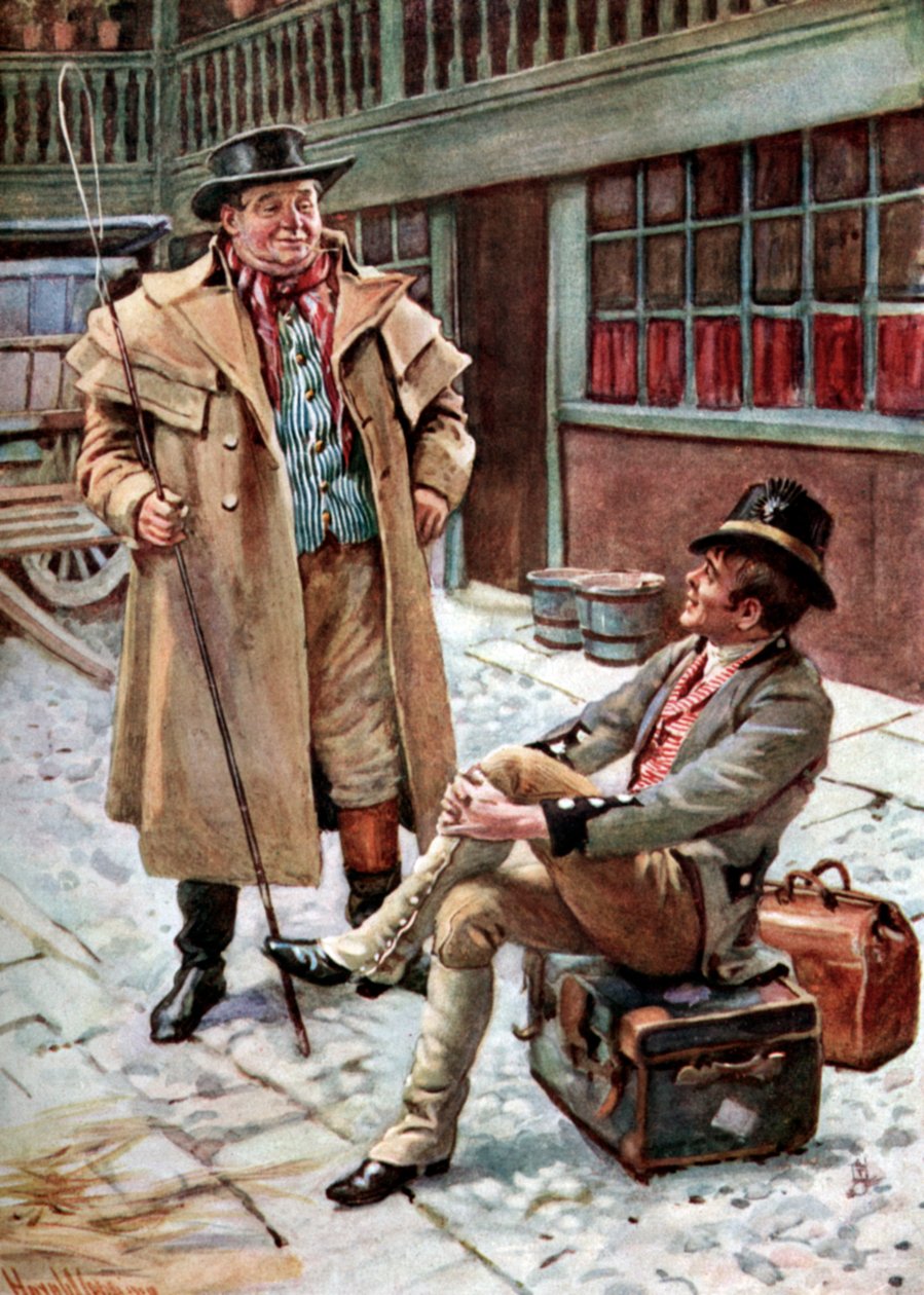 Os papéis de Pickwick de Charles Dickens de Harold Copping