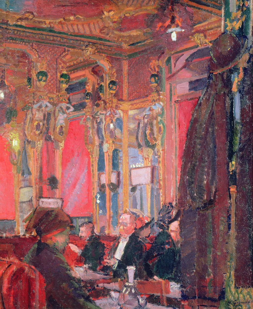 O Café Real, 1912 de Harold Gilman