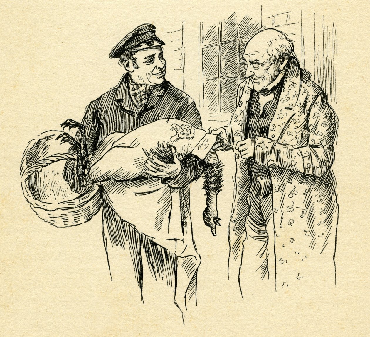 Uma canção de natal de Charles Dickens de Harold Copping