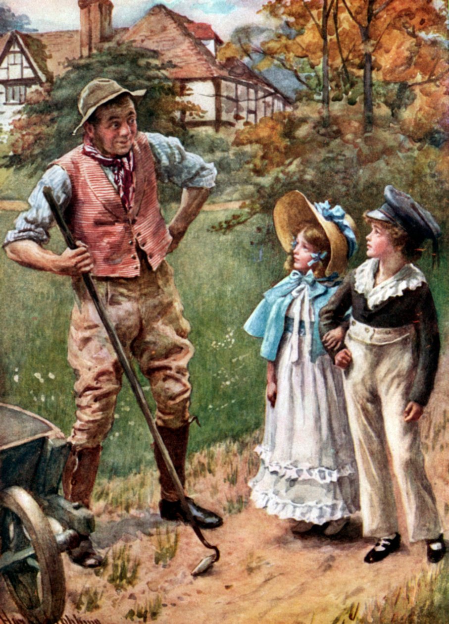 Árvore do azevinho de Charles Dickens de Harold Copping