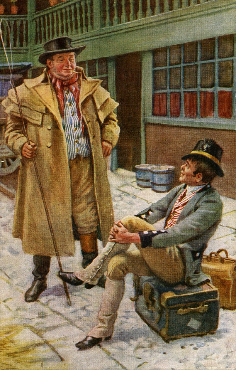 Os papéis de Pickwick de Charles Dickens de Harold Copping