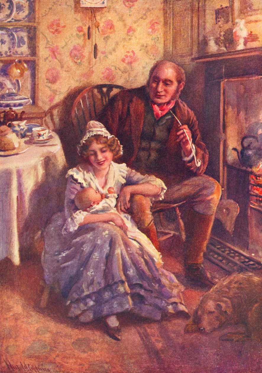 John e Dot Peerybingle de Harold Copping