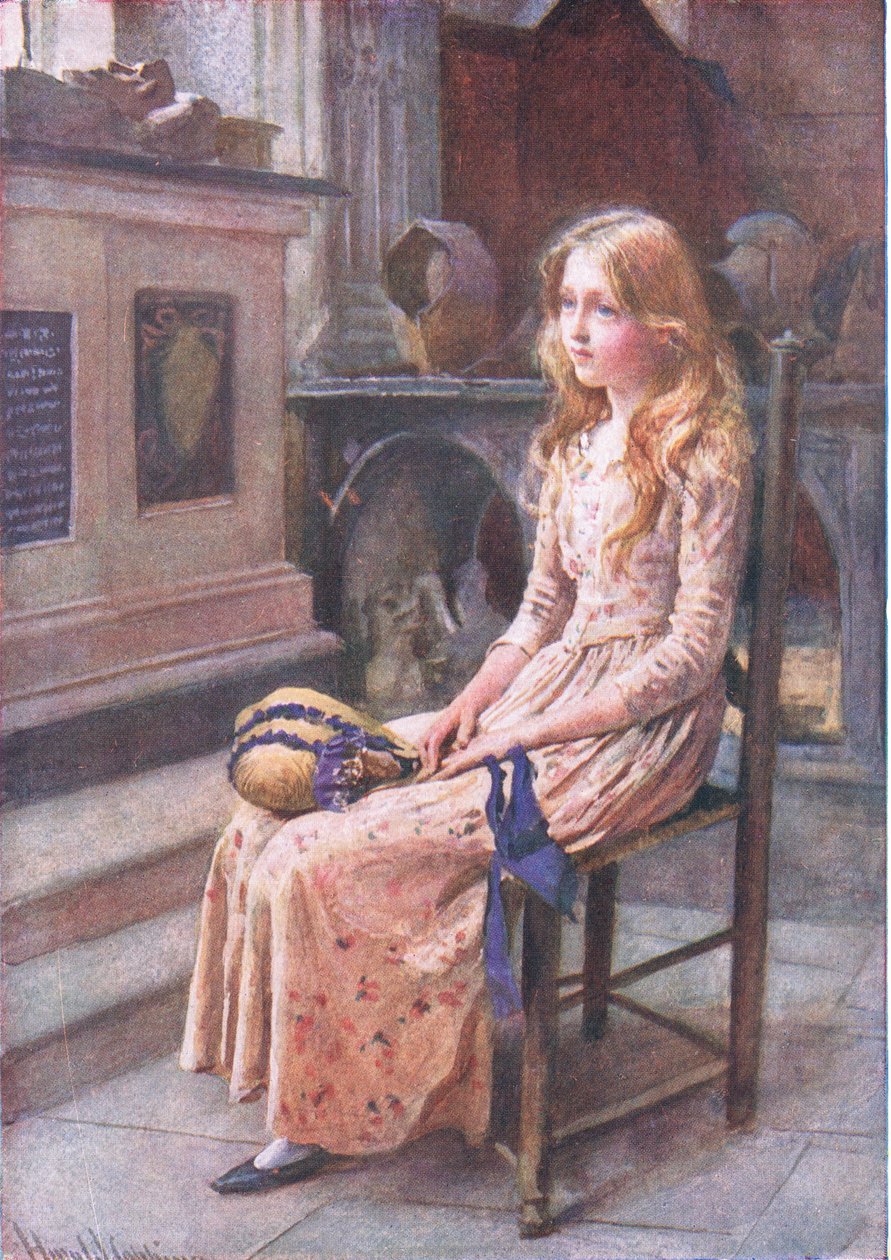 Little Nell in the Old Church, ilustrações para 