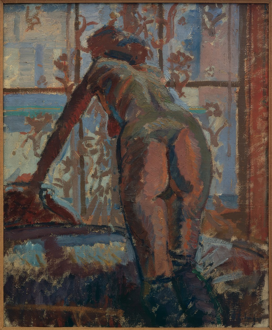 Nua na janela de Harold Gilman