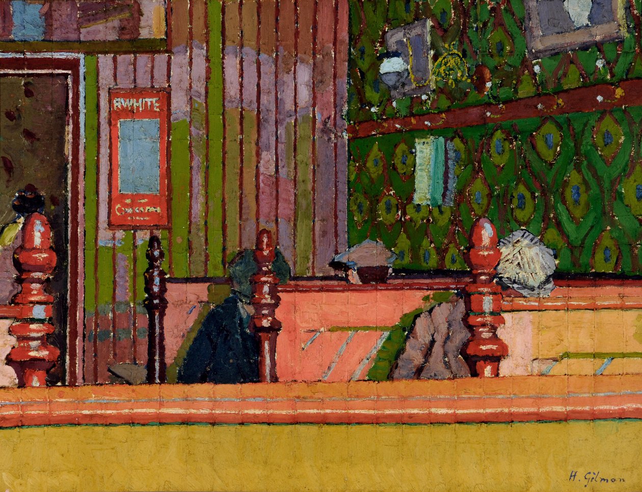 Comendo Casa, c.1914 de Harold Gilman
