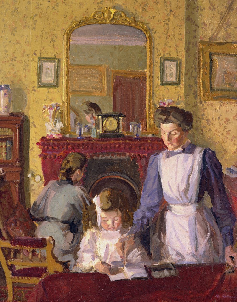 No berçário, reitoria de Snargate de Harold Gilman