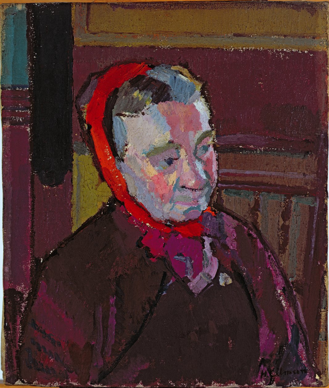 Retrato da Sra. Mounter de Harold Gilman