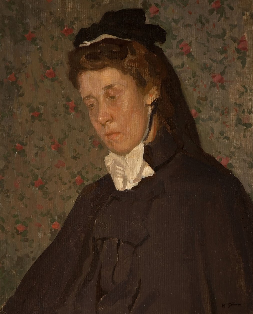 A Enfermeira, 1908. de Harold Gilman