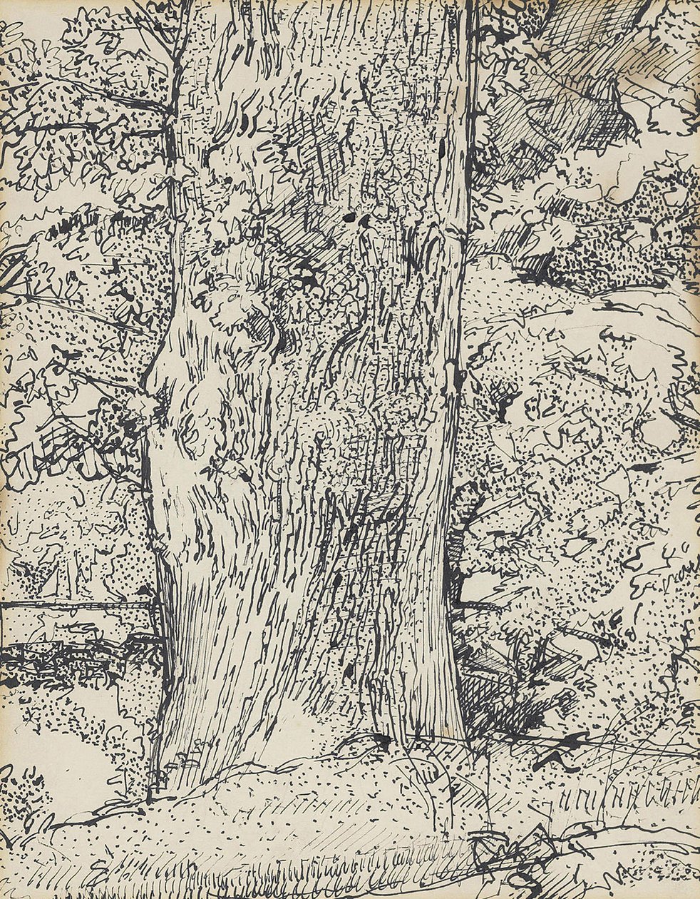 Árvore, 1916 de Harold Gilman
