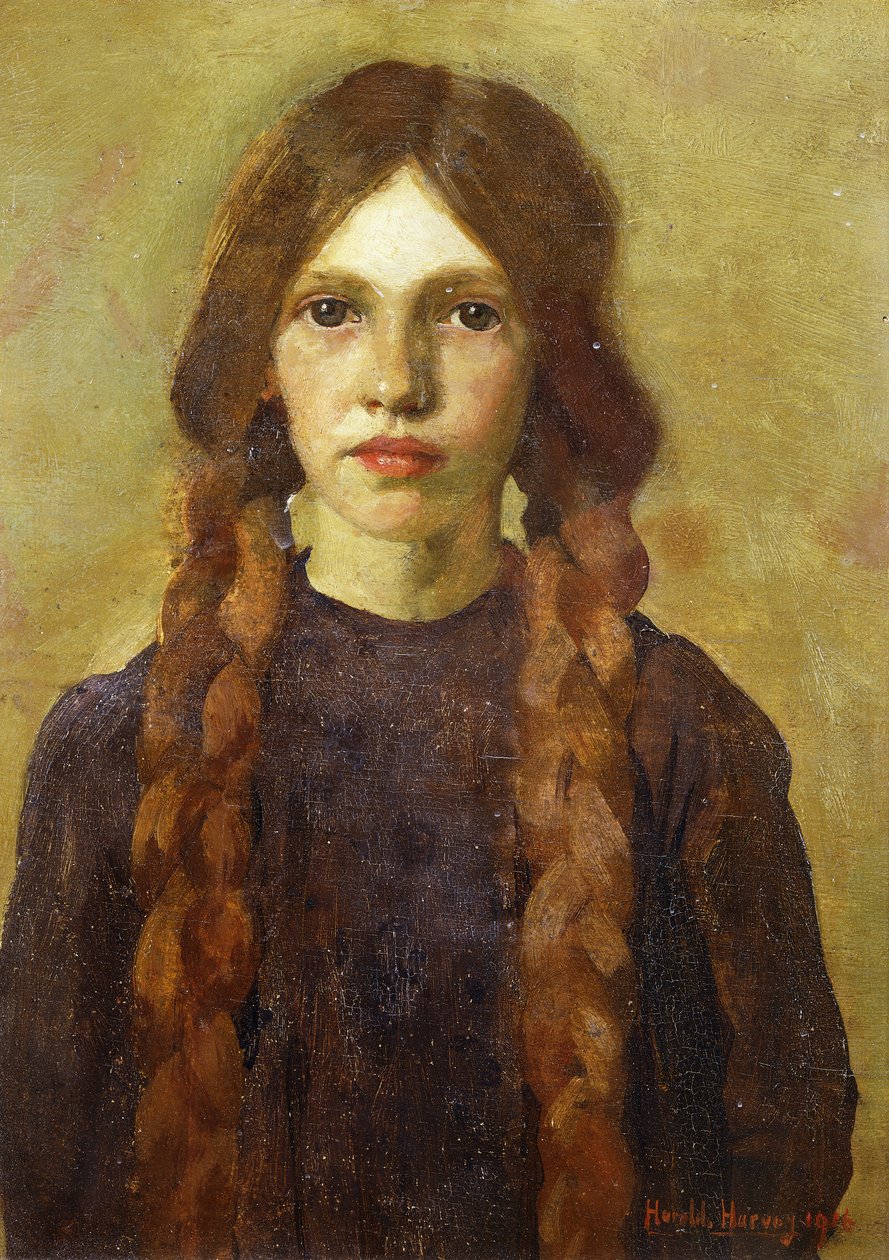 Uma garota da Cornualha de Harold Harvey