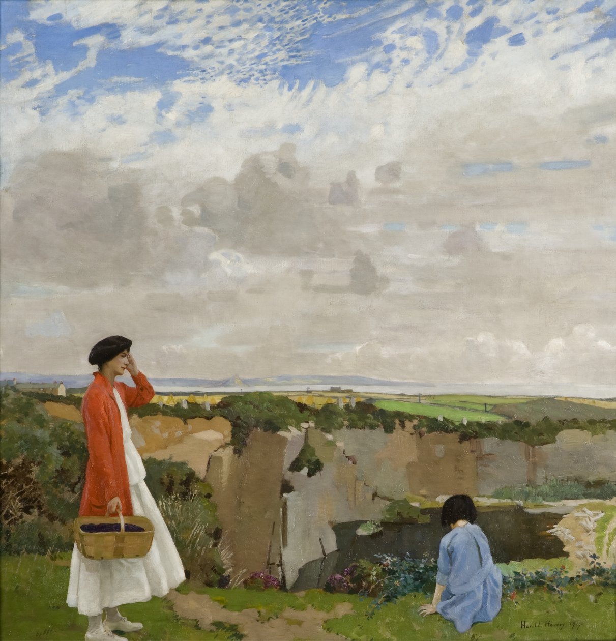 Blackberrying de Harold Harvey