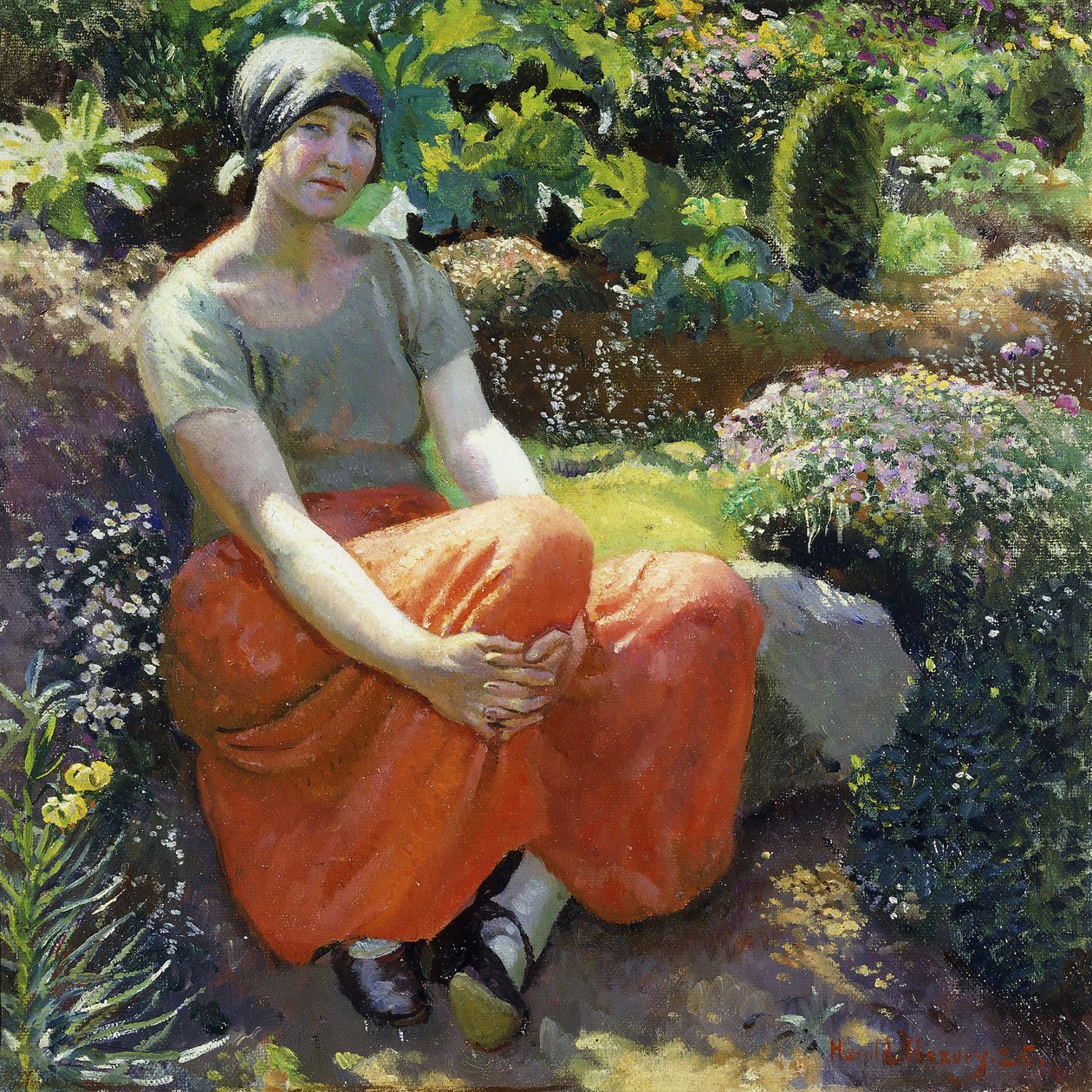 No Jardim de Harold Harvey