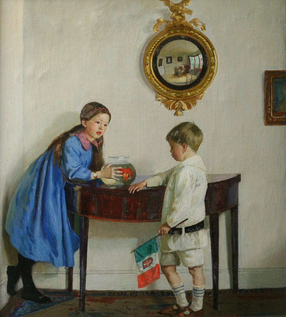 Laura e Paul Jewill Hill de Harold Harvey