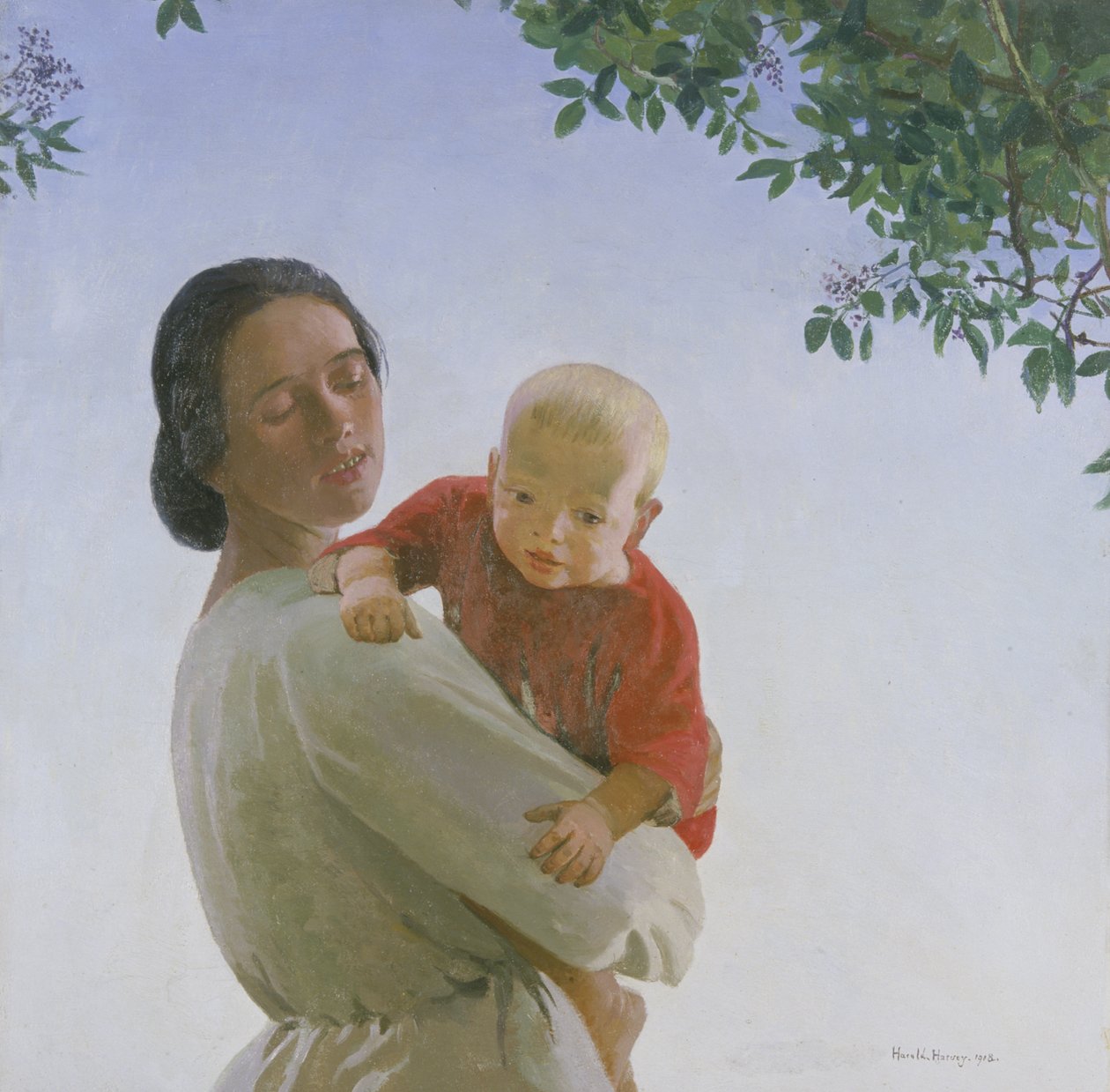 Mãe e filho de Harold Harvey