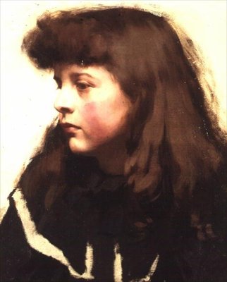 Retrato de uma rapariga de Harold Harvey