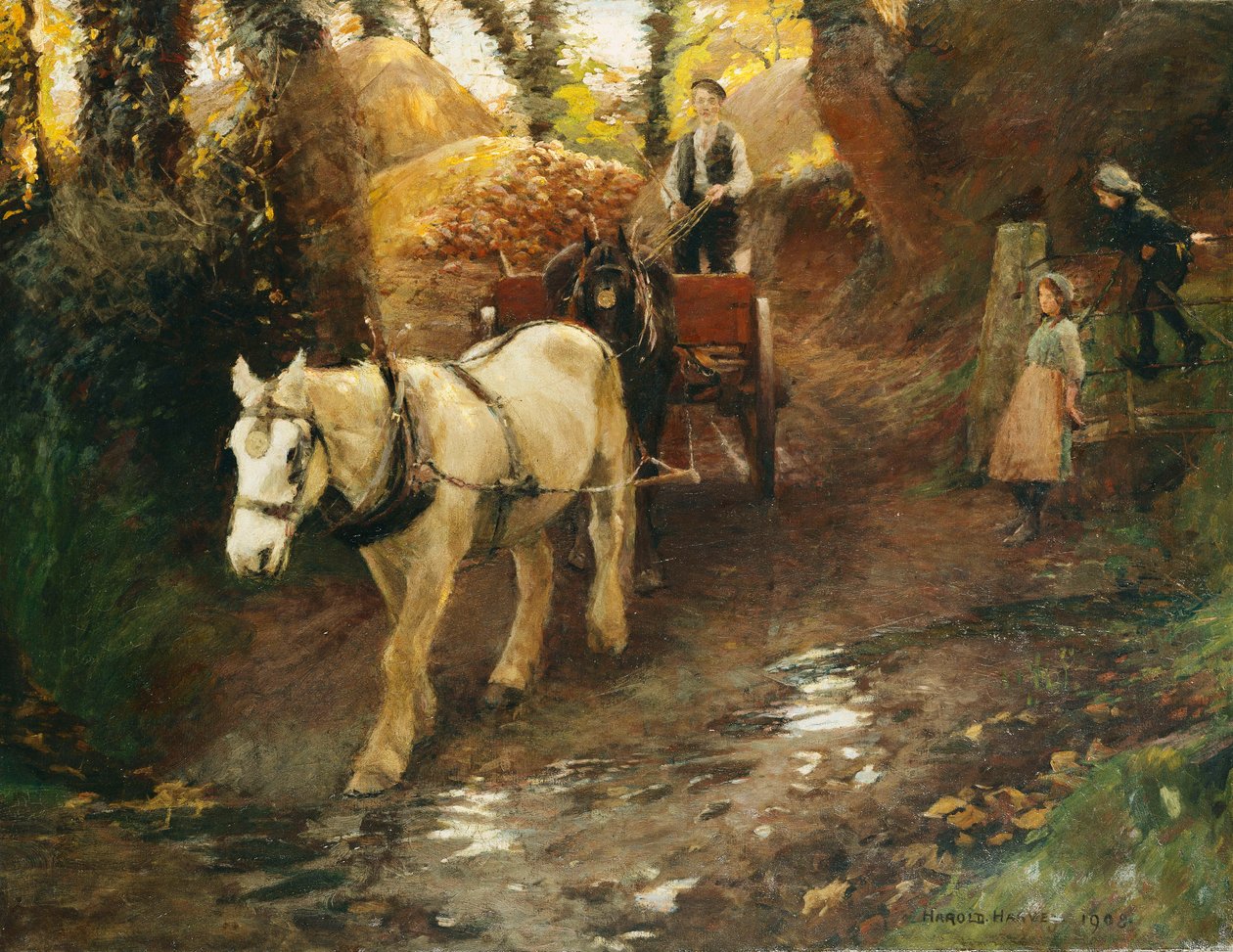 O Portão da Fazenda de Harold Harvey