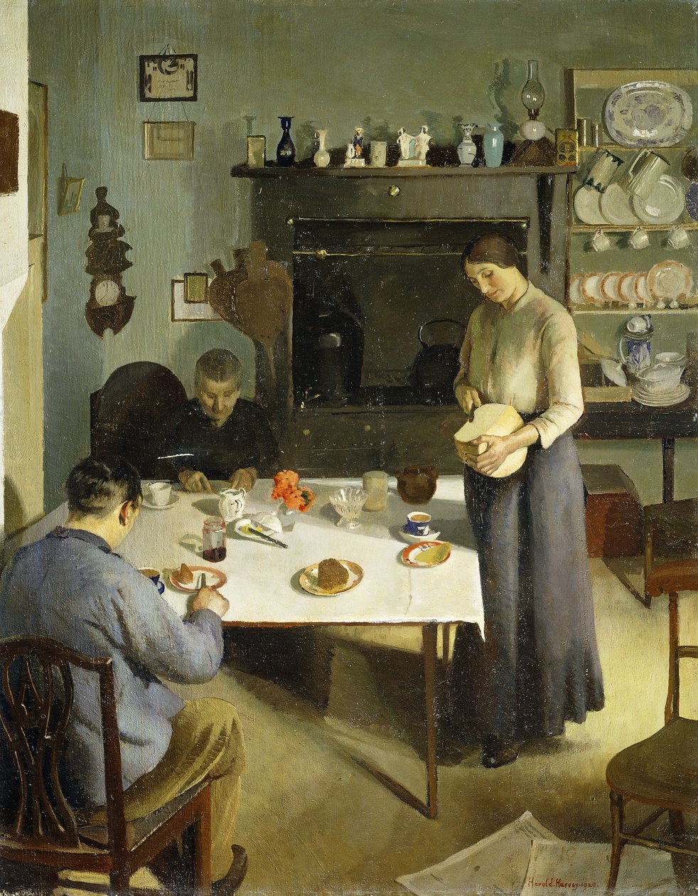 A mesa de chá de Harold Harvey