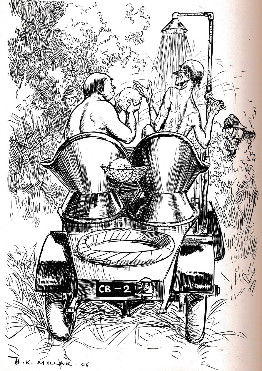 Dicas de clima quente para motoristas, 1906 de Harold Robert Millar