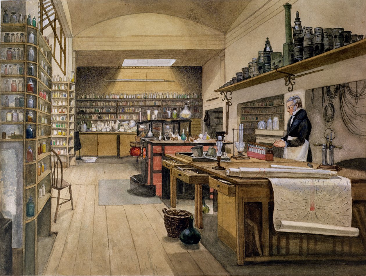 Sargento Anderson no Laboratório do Porão, 1852 de Harriet Jane Moore