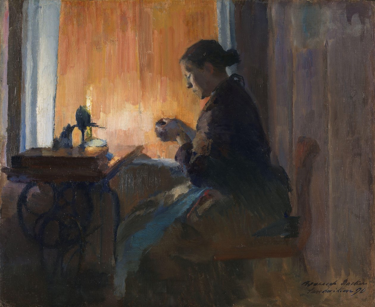 Por Luz Lâmpada de Harriet Backer