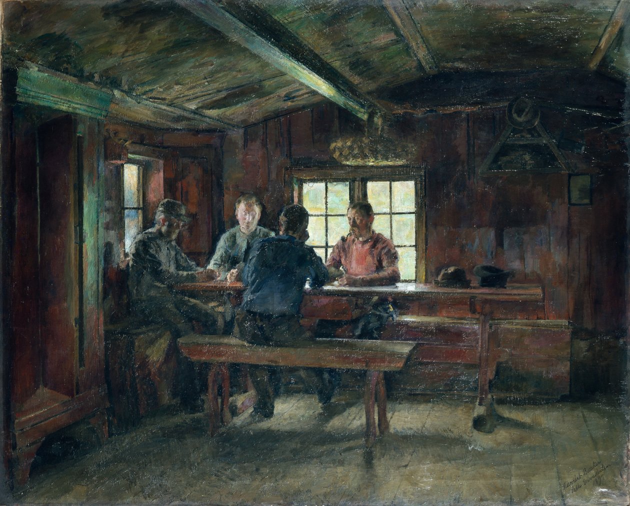 Jogadores de cartas de Harriet Backer