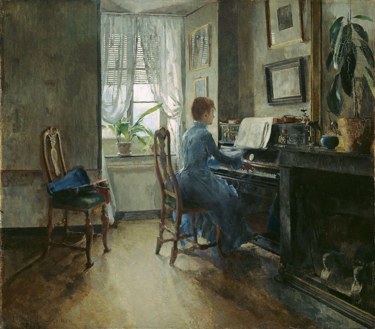 Em casa de Harriet Backer