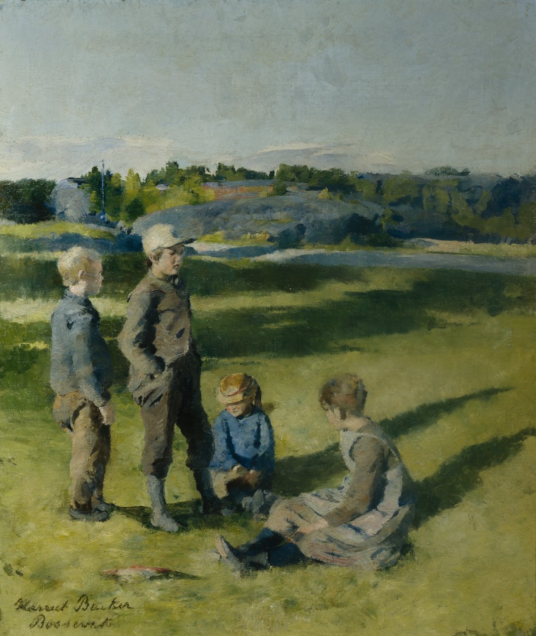 Crianças, Bossevik de Harriet Backer