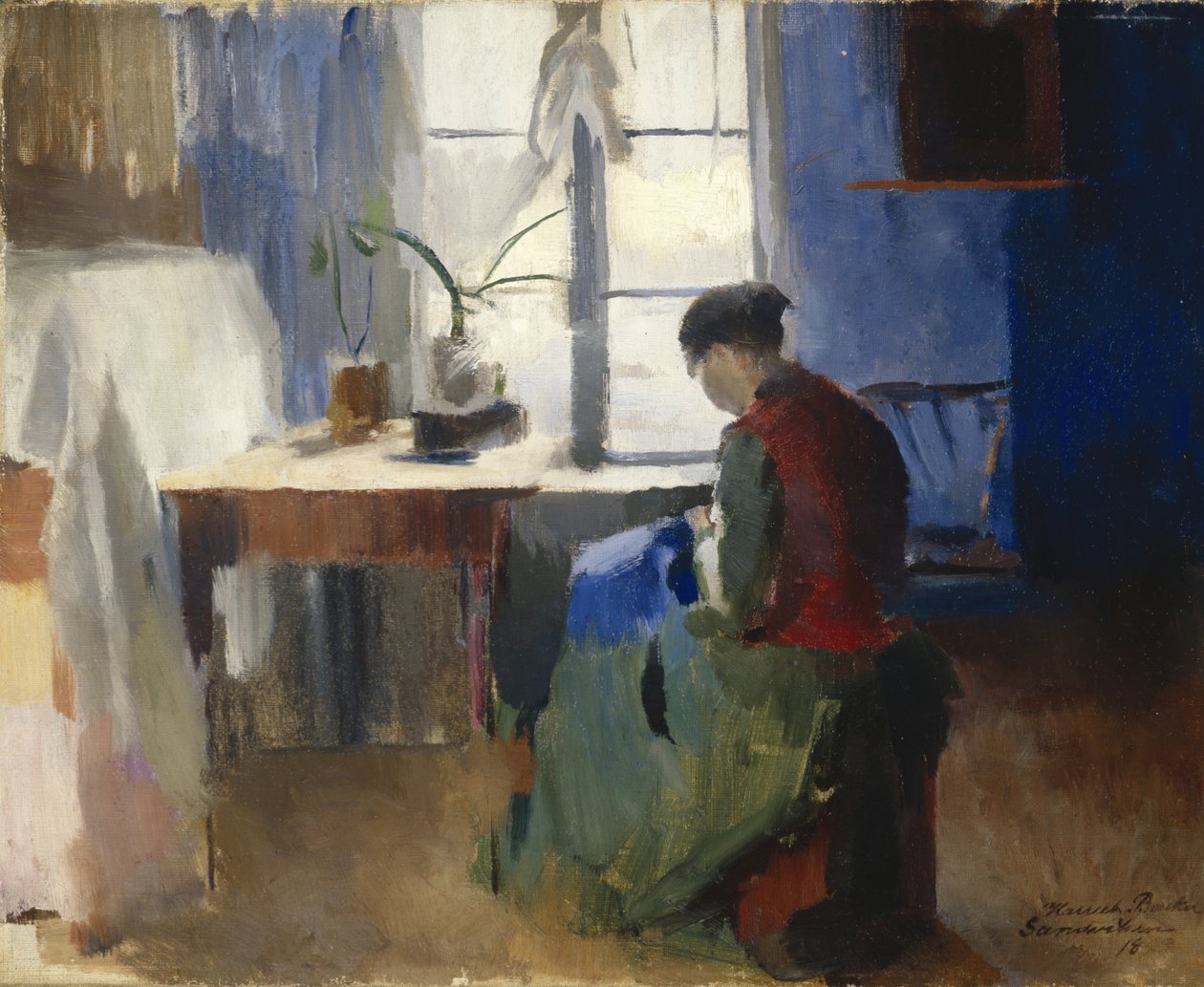 Costura Mulher de Harriet Backer