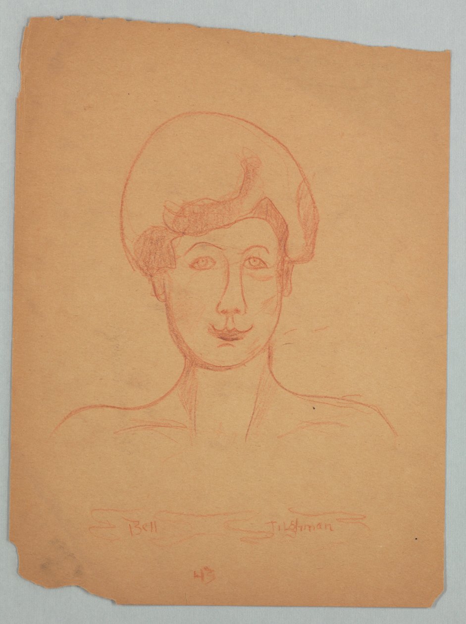 Estudo para retrato, Bell Tilghman de Harriet Blackstone
