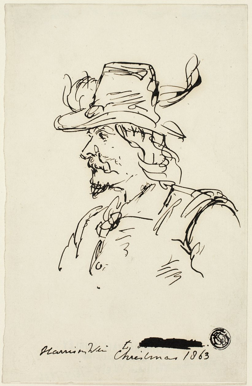 Cabeça de um cavaleiro de Harrison William Weir