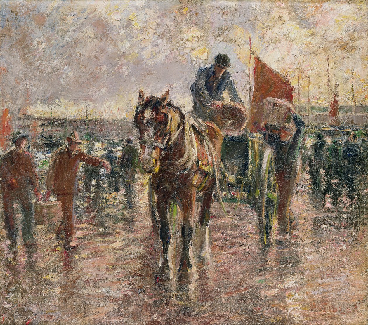 Descarregando a captura, Newlyn de Harry Fidler