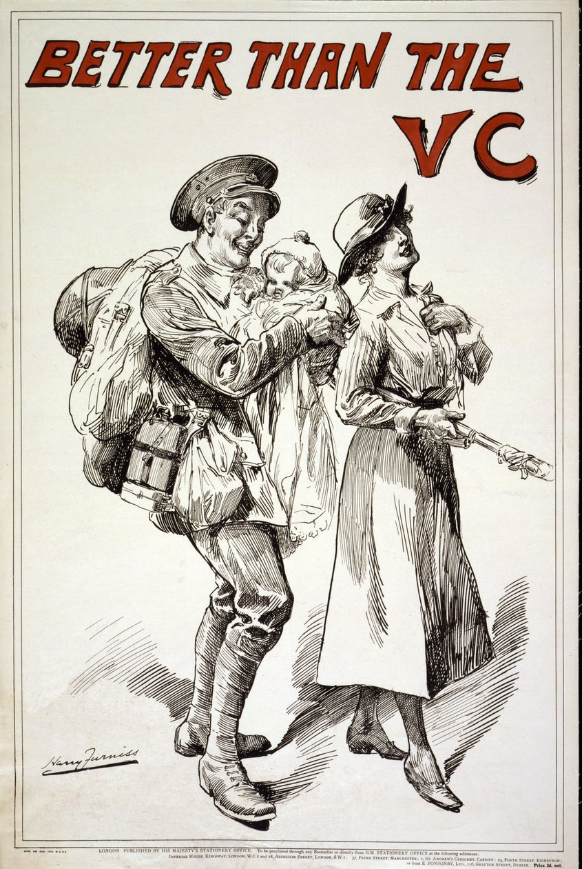 Melhor que o VC, pub. 1918 de Harry Furniss