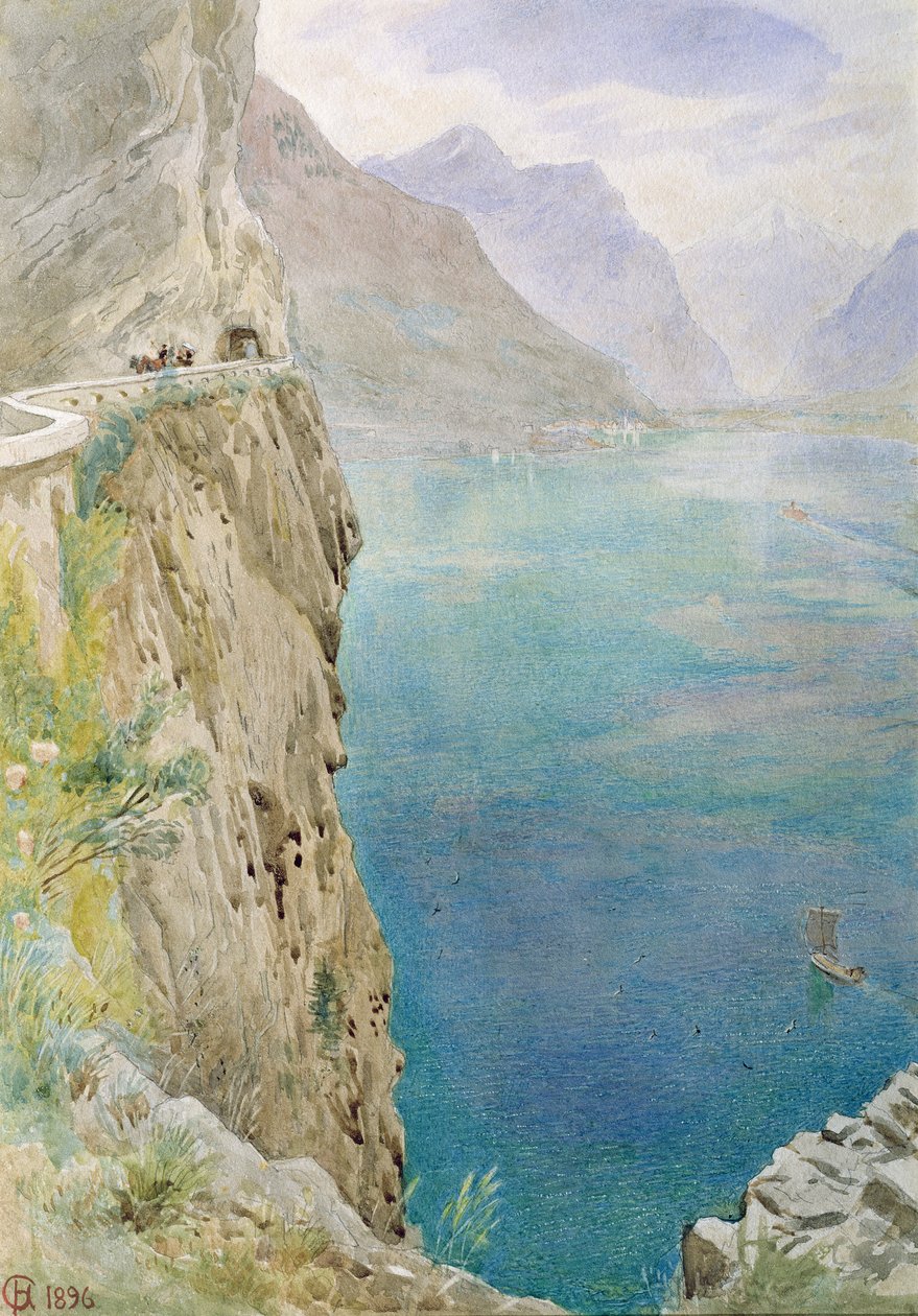 Na costa italiana, 1896 de Harry Goodwin