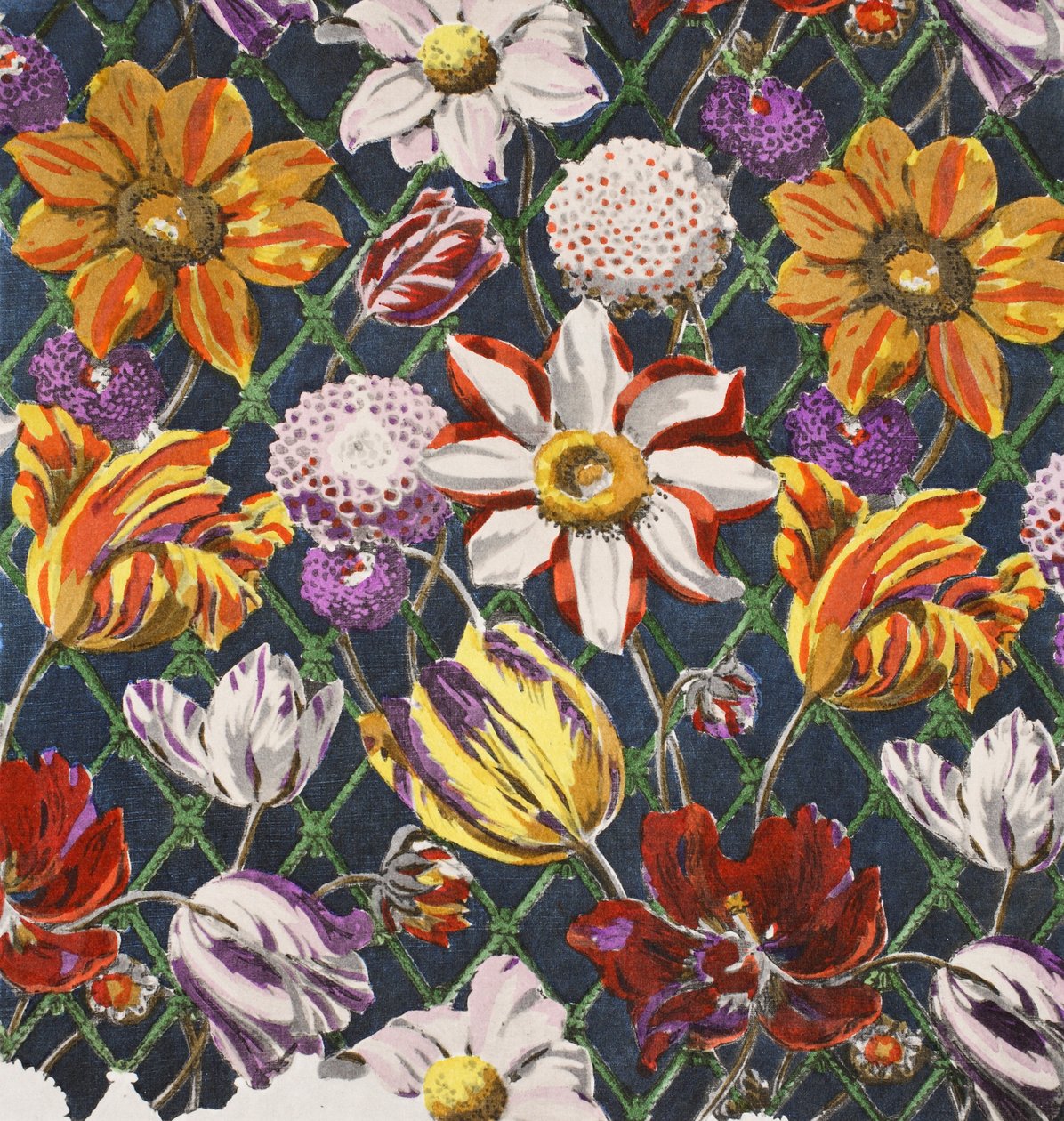 Tulipas e dálias, pub. 1933 de Harry Wearne