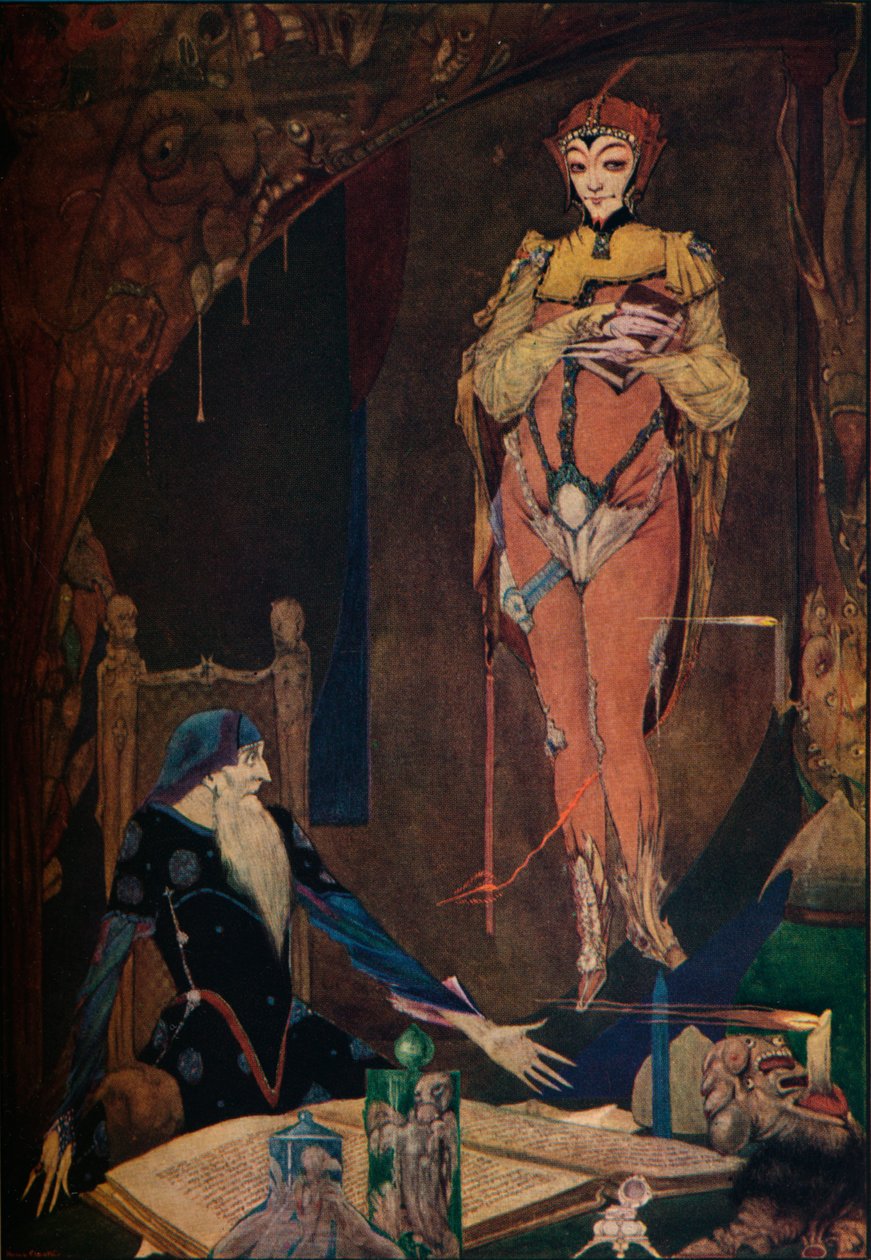 Ilustração Faust, 1925 de Harry Clarke