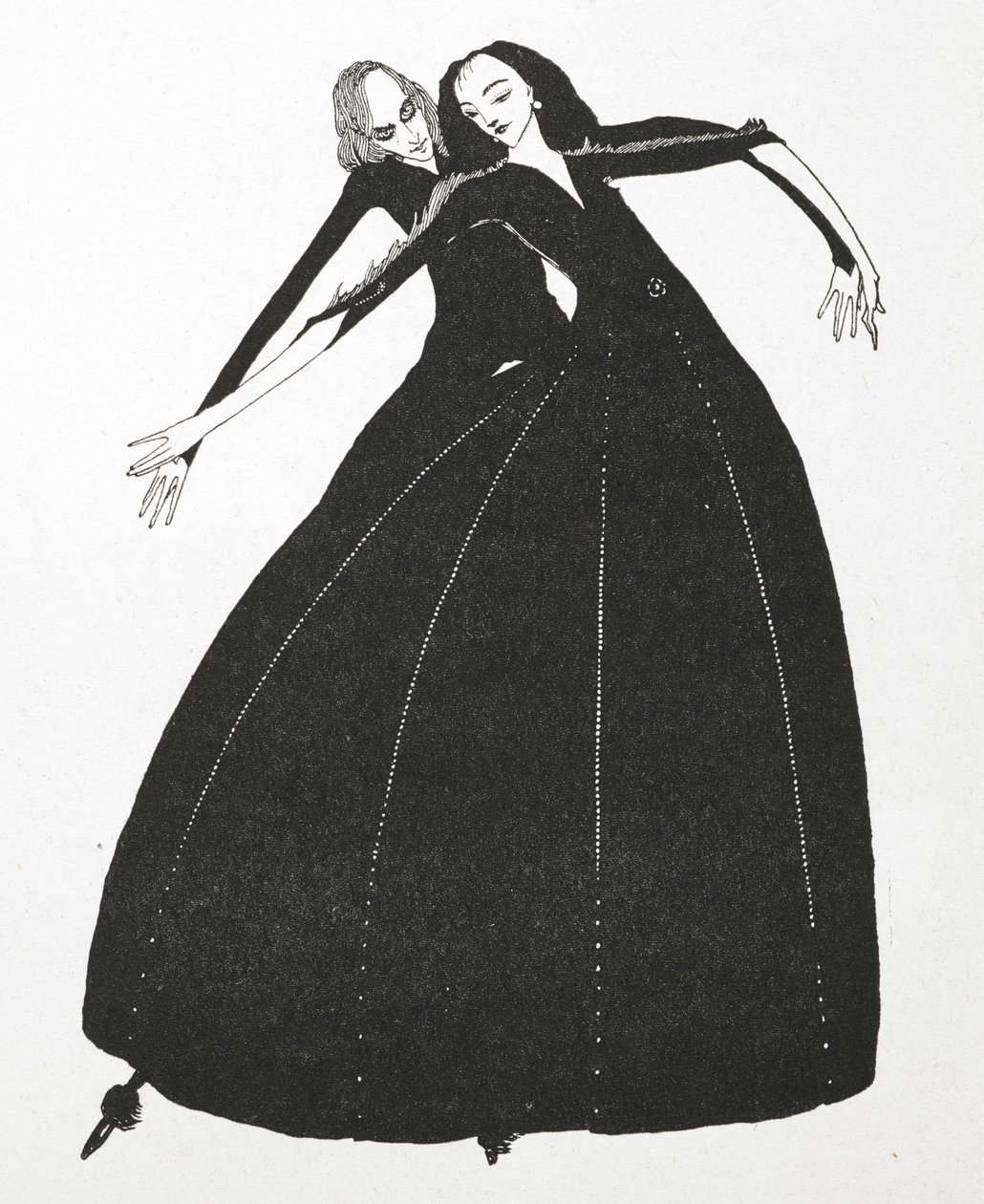 Ilustração para a história "os desejos ridículos". de Harry Clarke