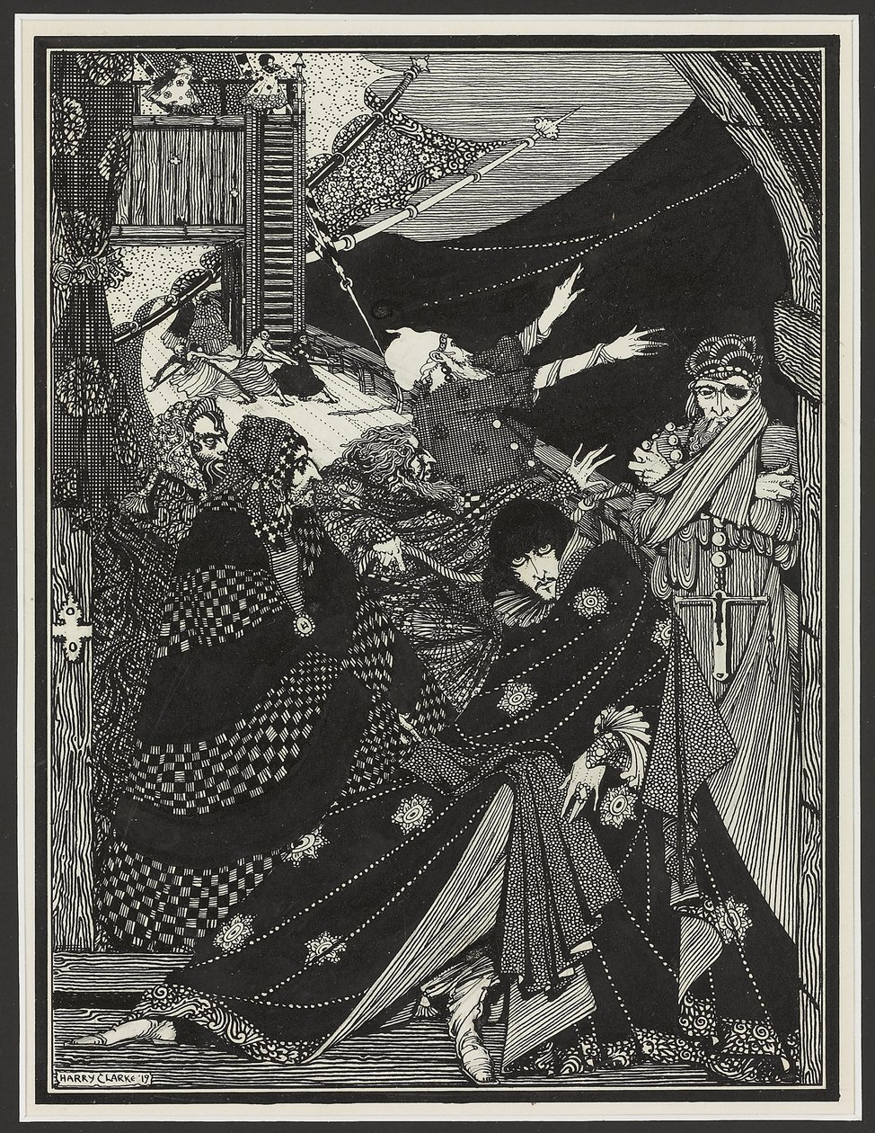 Mensagem encontrada em uma garrafa, 1918 de Harry Clarke