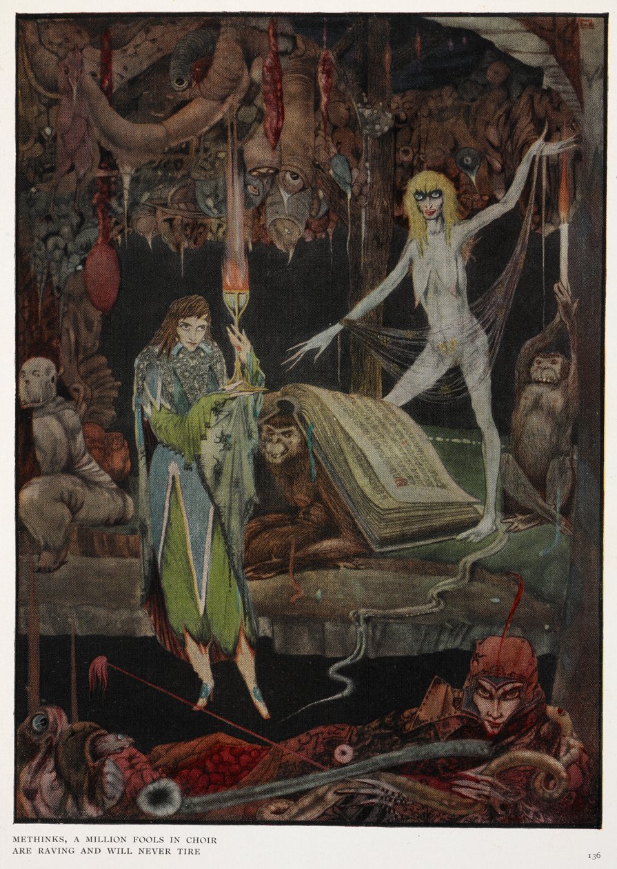 Penso que um milhão de tolos em coro, estão a delirar e nunca se cansarão de Harry Clarke