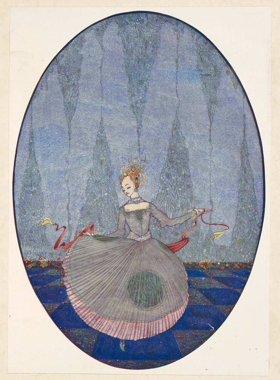 A Pequena Donzela do Mar. Dançando sobre o chão como ninguém ainda tinha dançado. de Harry Clarke