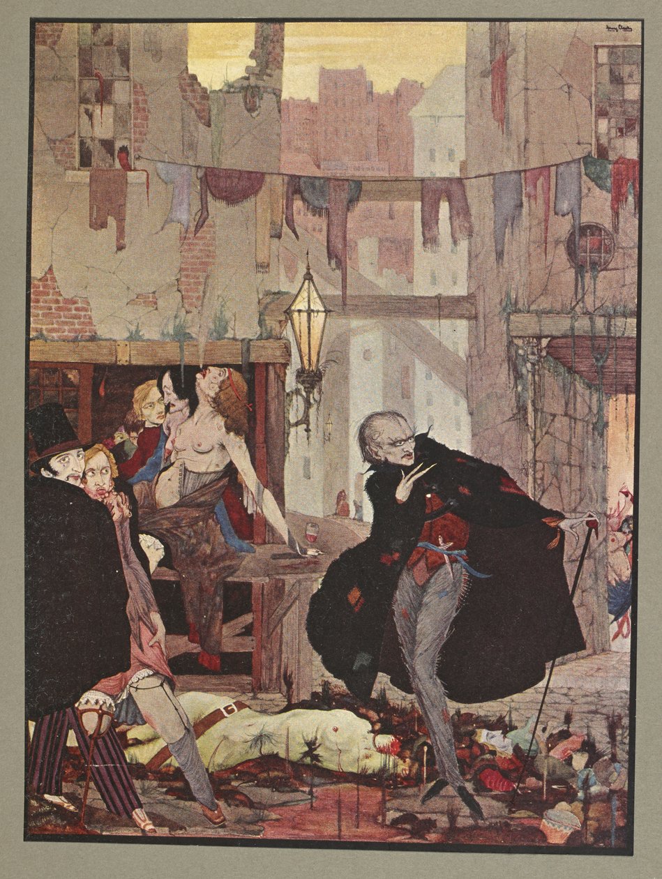 O homem da multidão de Harry Clarke
