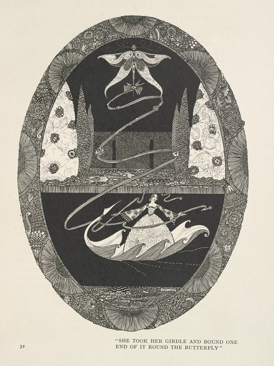 Thumbelina
Pegou na sua cinta e atou uma ponta à volta da borboleta. de Harry Clarke