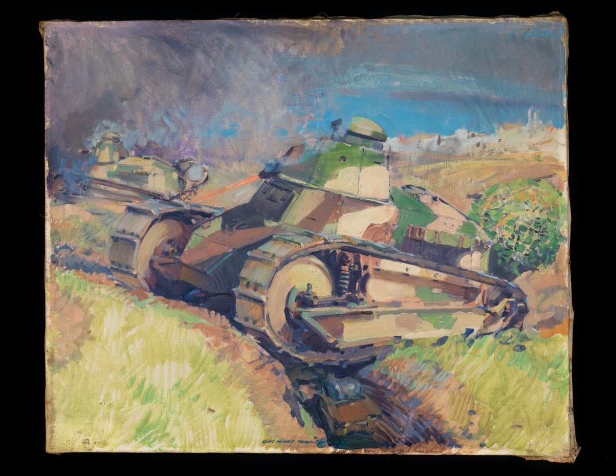 Tanques em ação de Harry Everett Townsend