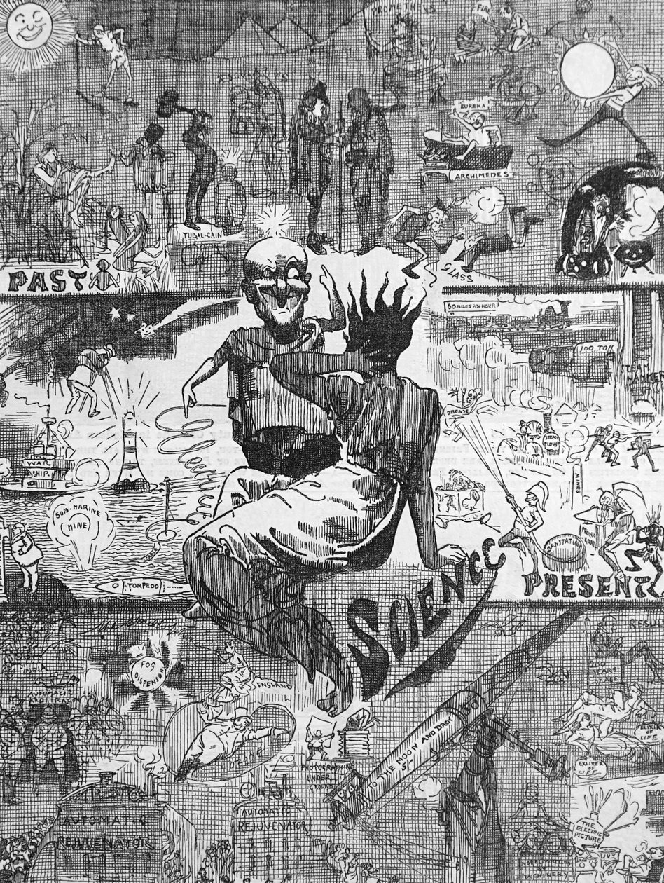 Aplicação da Ciência, o seu progresso no passado, os seus benefícios do século XIX e as suas perspectivas do século XX de Harry Furniss