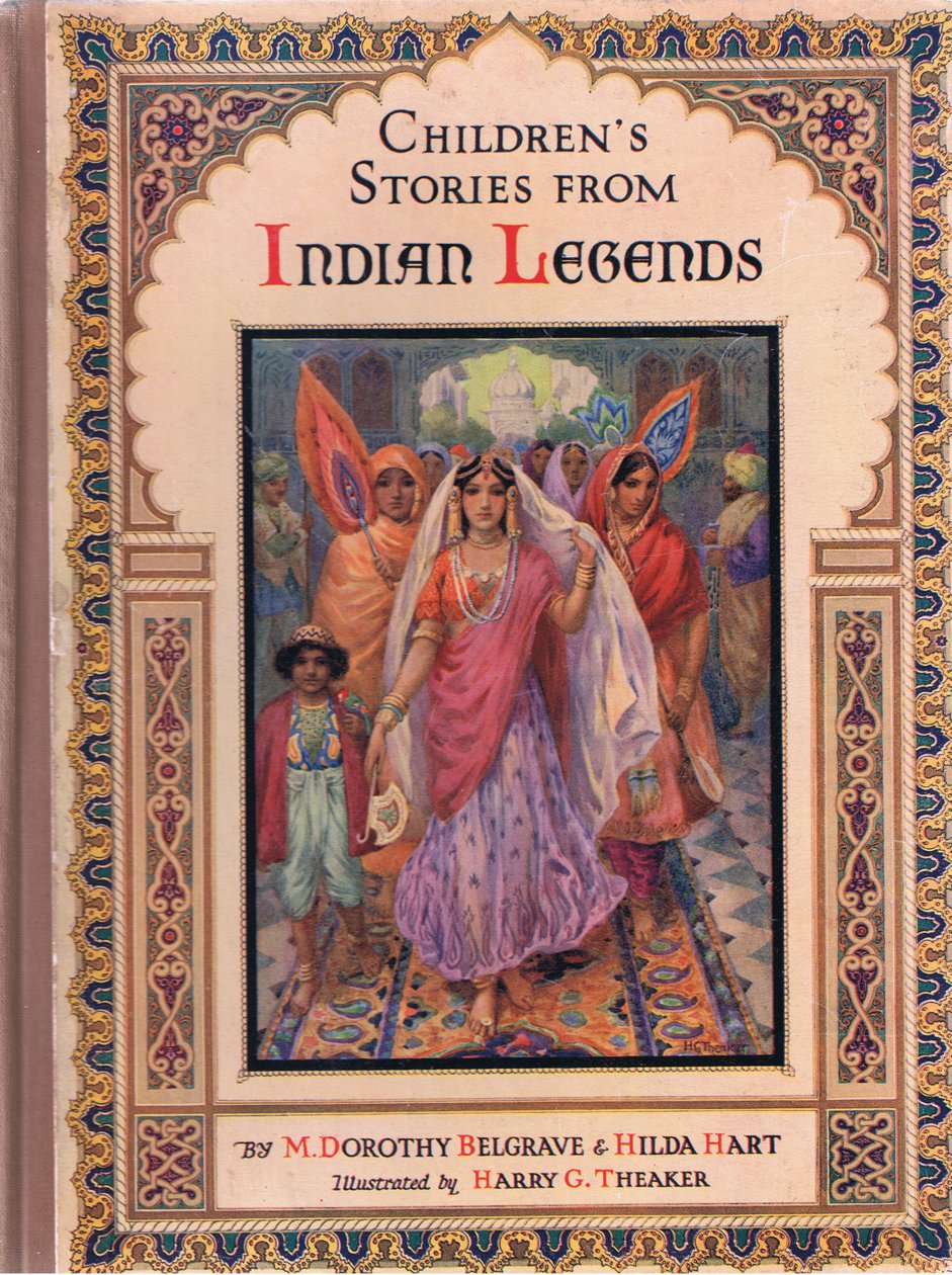 Capa, ilustração de "Childrens Stories from Indian Legends", c.1930