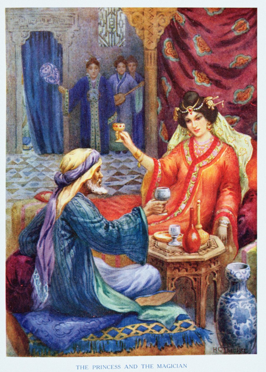 A Princesa e o Mágico, ilustração de "Children